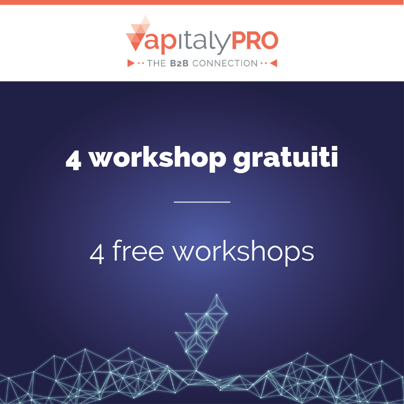 Formazione e Business. A VapitalyPRO quattro workshop gratuiti sui grandi temi del vaping